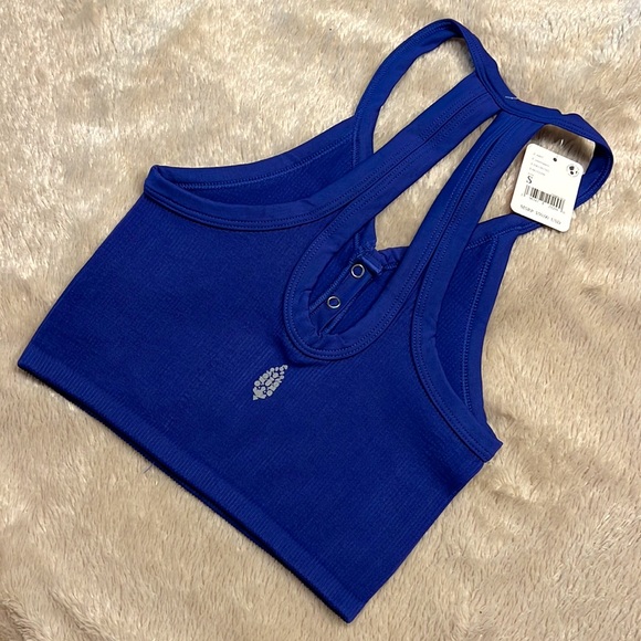 FREE PEOPLE FP Movement Henley Crop Tank - Picture 3 of 5